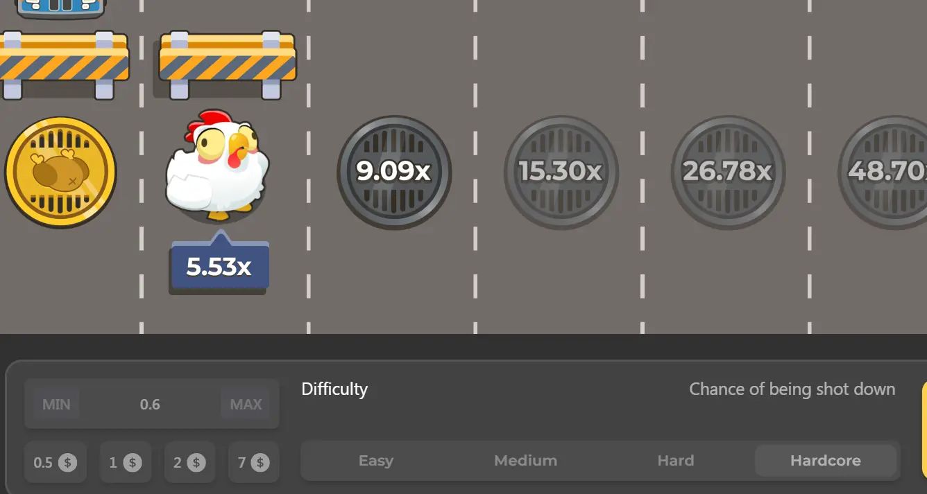 chicken difficulty